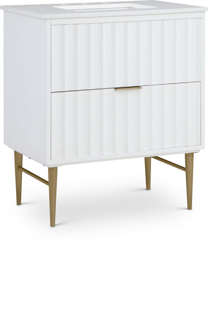 Modernist - Bathroom Vanity With Gold Legs