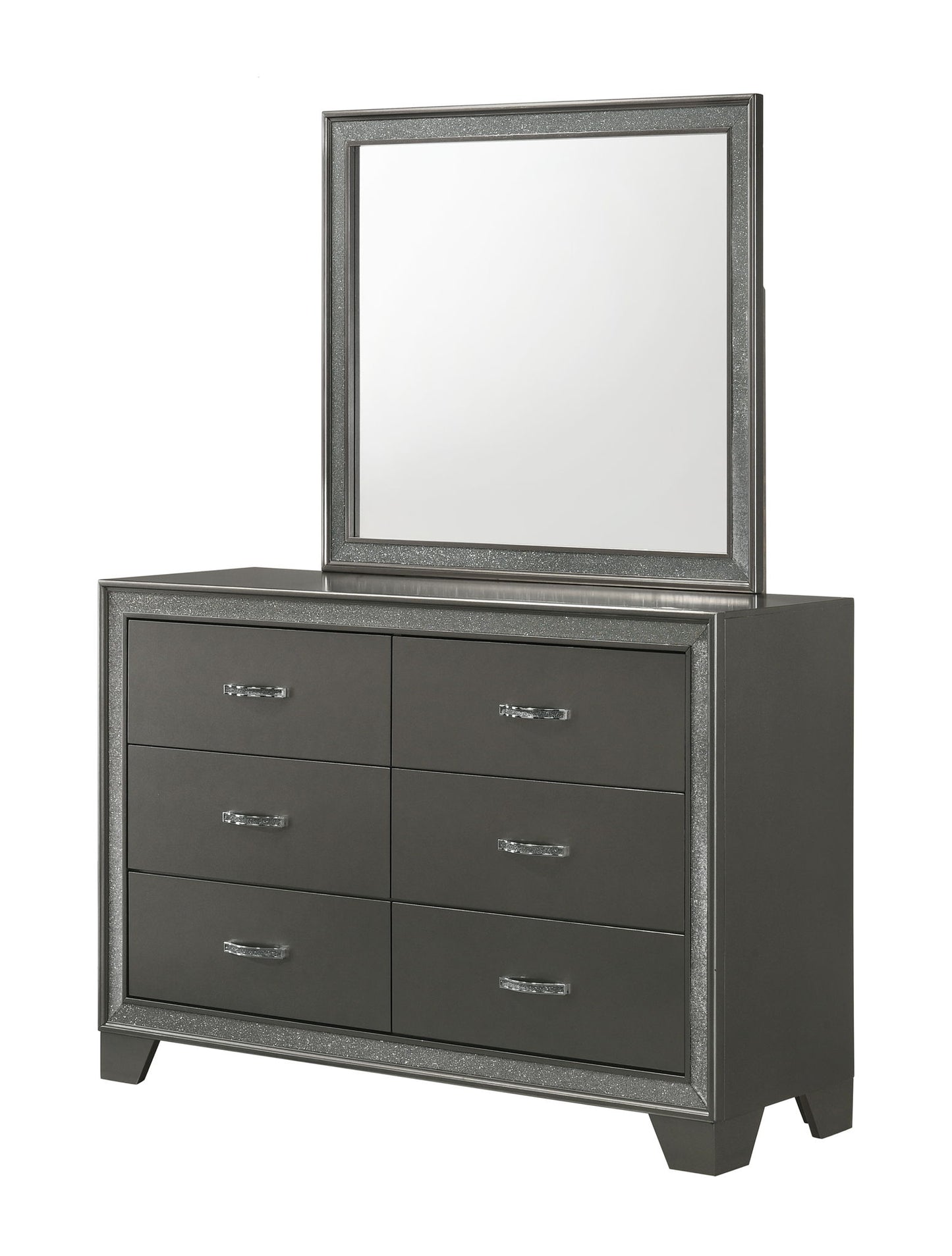 Kaia - Queen 5 Piece Bedroom Set - Dark Gray