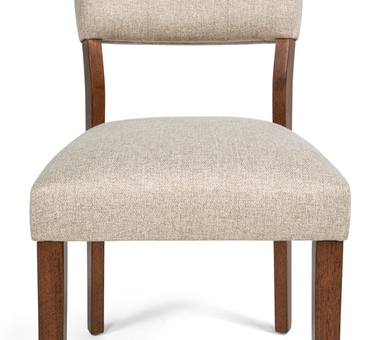 Gregory - Side Chair (Set of 2) - Beige / Brown