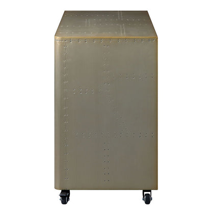 Jennavieve - Cabinet - Gold Aluminum