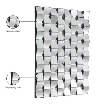 Ziggy - Mirror - Pearl Silver