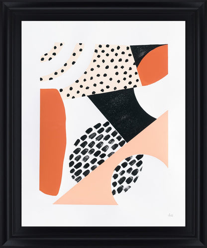 Terracotta Motion - 28" x 34" Framed Wall Art