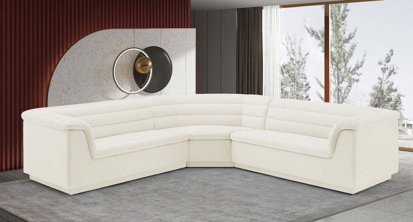 Cascade - Velvet Modular Sectional
