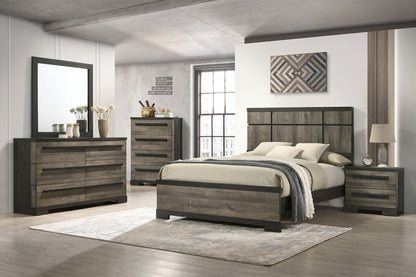 Remington - Queen Bed - Dark Brown