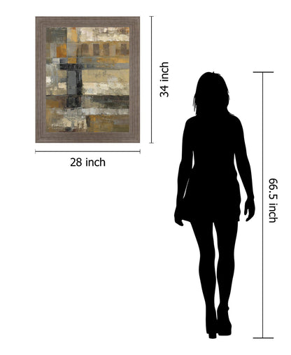 Muted Crossings - 28" x 34" Framed Wall Art