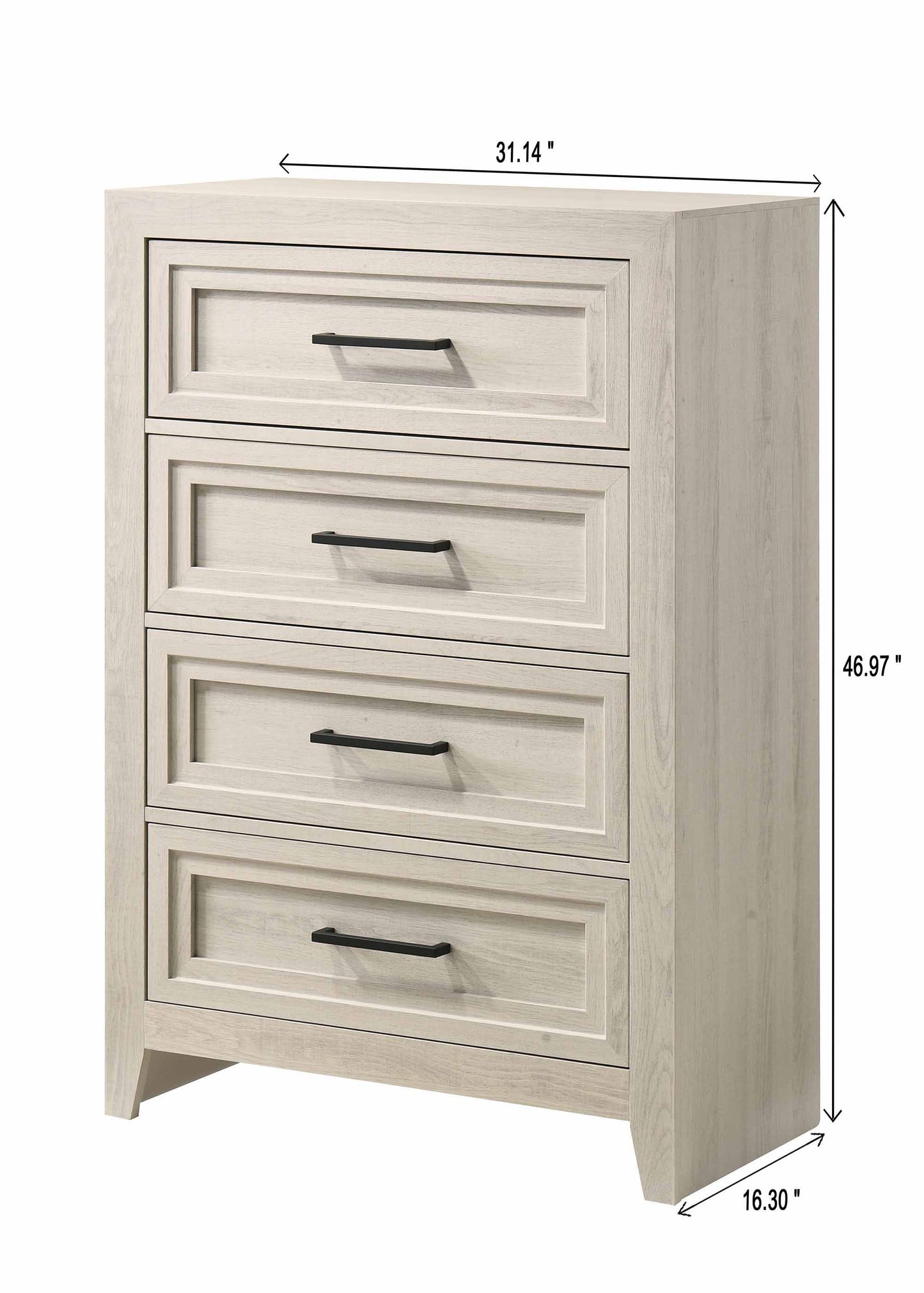 Lorraine - Chest - Antique White