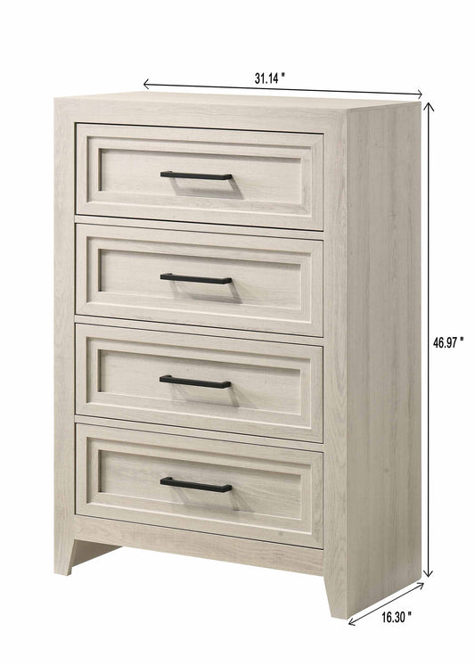 Lorraine - Chest - Antique White