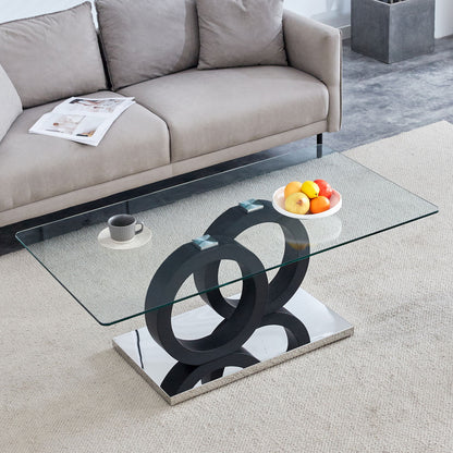 Minimalist Coffee Table - Black