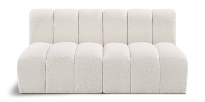 Arc - Boucle Fabric 2 Seats Modular Sofa