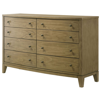 Menlo - 8 Drawer Dresser Cabinet - Natural