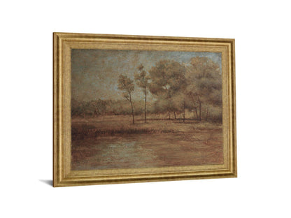 Amber Grove Stillness - 28" x 34" Framed Wall Art