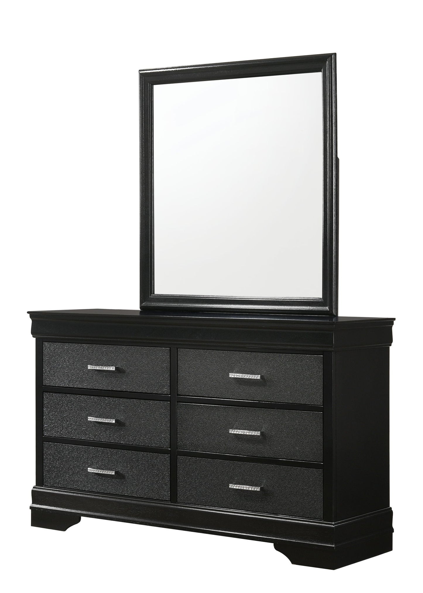 Amalia - Queen 5 Piece Bedroom Set - Black