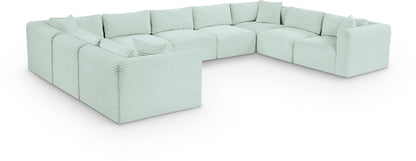 Shaggy - 9 Piece Modular U-Shaped Sectional