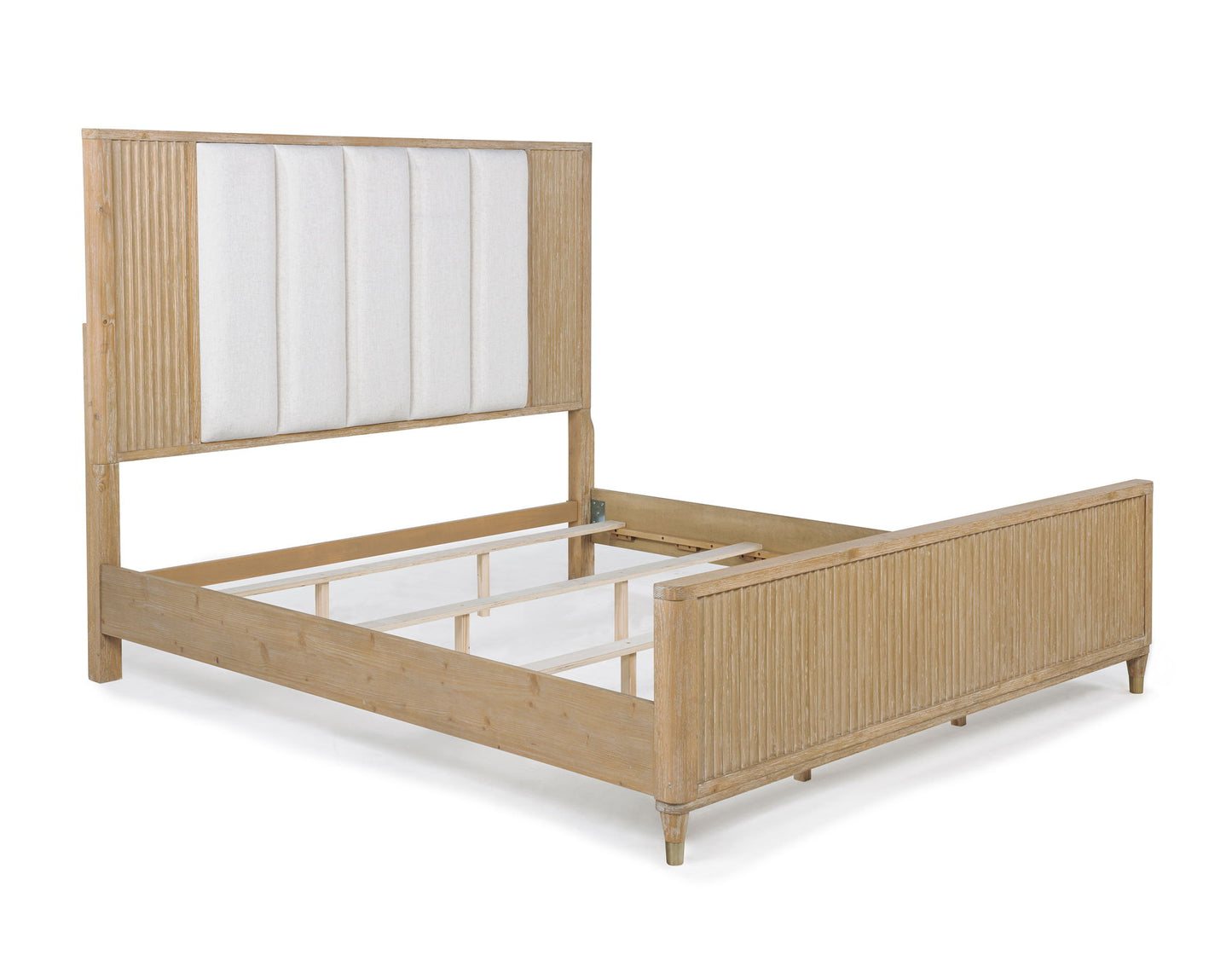 Kara - Queen 4 Piece Bedroom Set - Cerused Natural