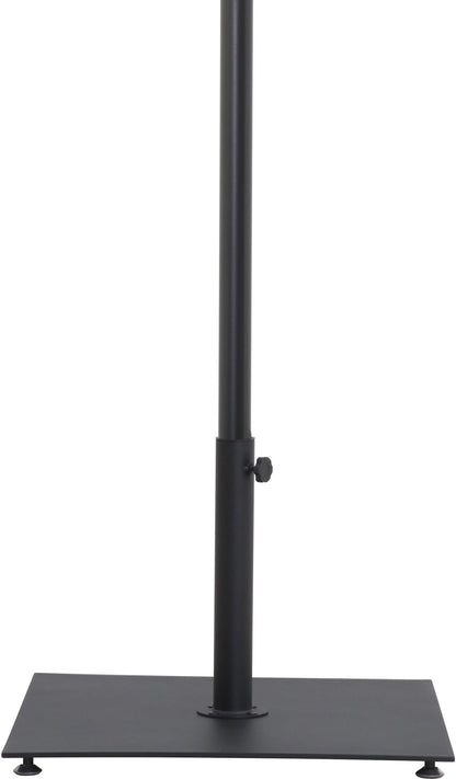 Amalfi - Aluminum Patio Umbrella - Black Base / Black Pole