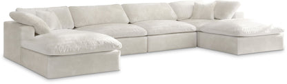 Cozy - 6 Piece Modular Double Chaise Sectional
