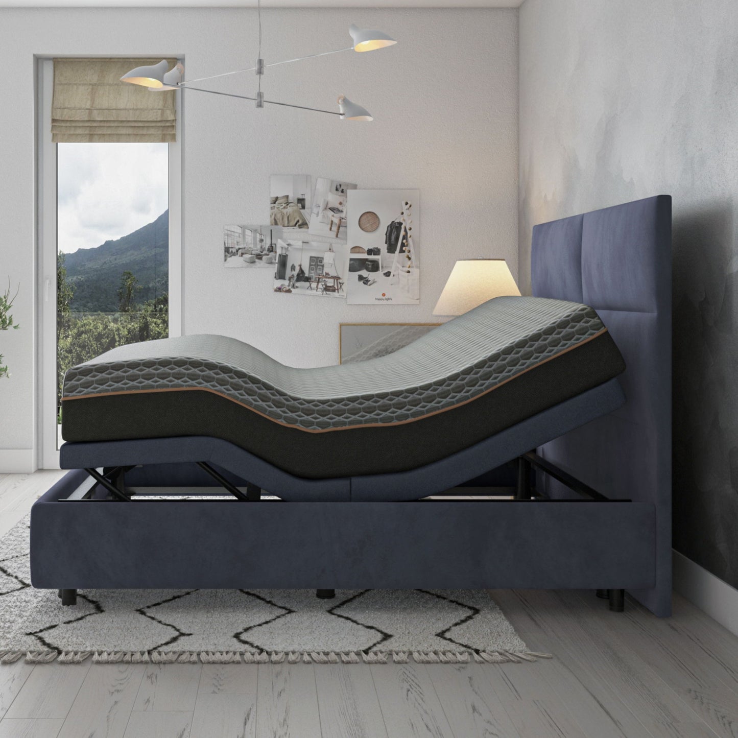 Copper Lux Hybrid - 12" Mattress With Copper Infused Contouring Memory Comfort Layer And Supportive Coil System