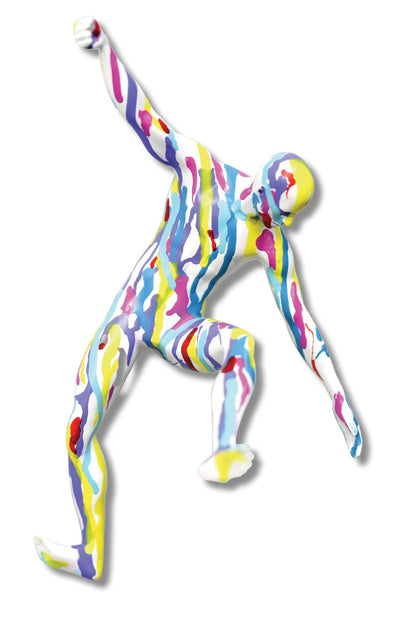 Dynamic Drizzle Figure - 6" x 12" Framed Wall Art