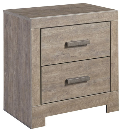 Culverbach - Two Drawer Night Stand - Gray