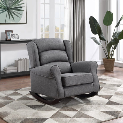 Fabien - Rocking Chair - Gray Fabric