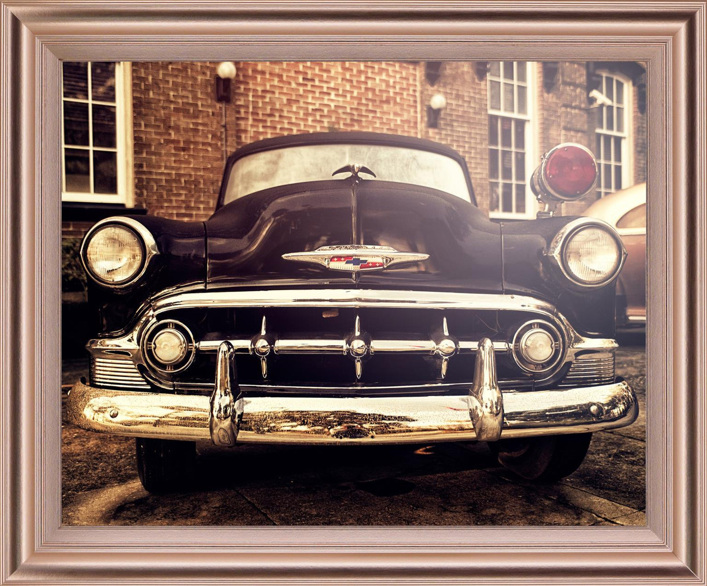 Crimson Cruiser - 28" x 34" Framed Wall Art