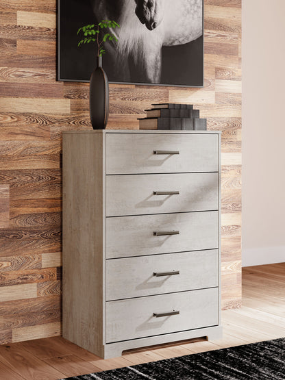Shawburn - Five Drawer Chest - Gray