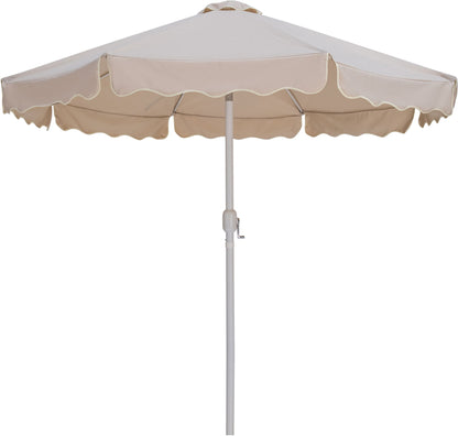 Amalfi - Aluminum Patio Umbrella - Black Base / White Pole