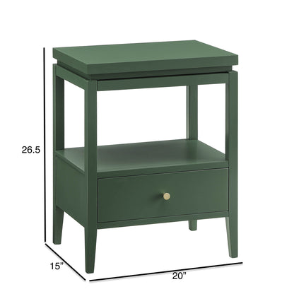 Olana -1 Drawer Nightstand With Floating Top Design