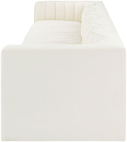 Rummi - Velvet Performance Fabric Upholstered 5 Piece Modular Sofa
