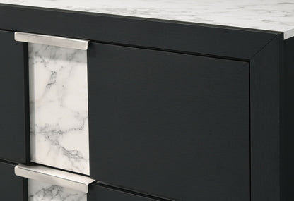 Rangley - Dresser And Mirror - Black
