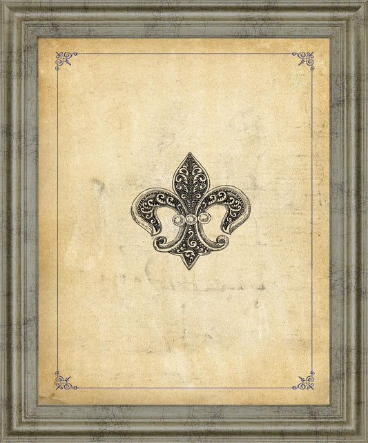 Ornate Crest - 28" x 34" Framed Wall Art