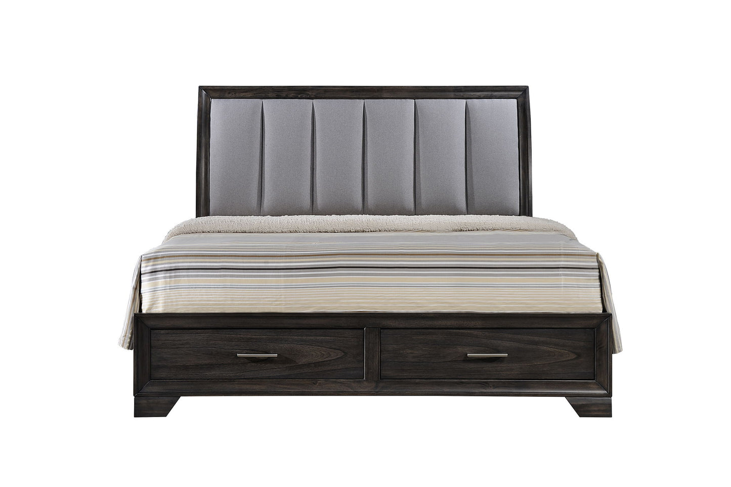 Jaymes - Queen 5 Piece Bedroom Set - Gray