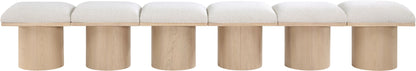Pavilion - 6 Piece Modular Bench With Natural Base