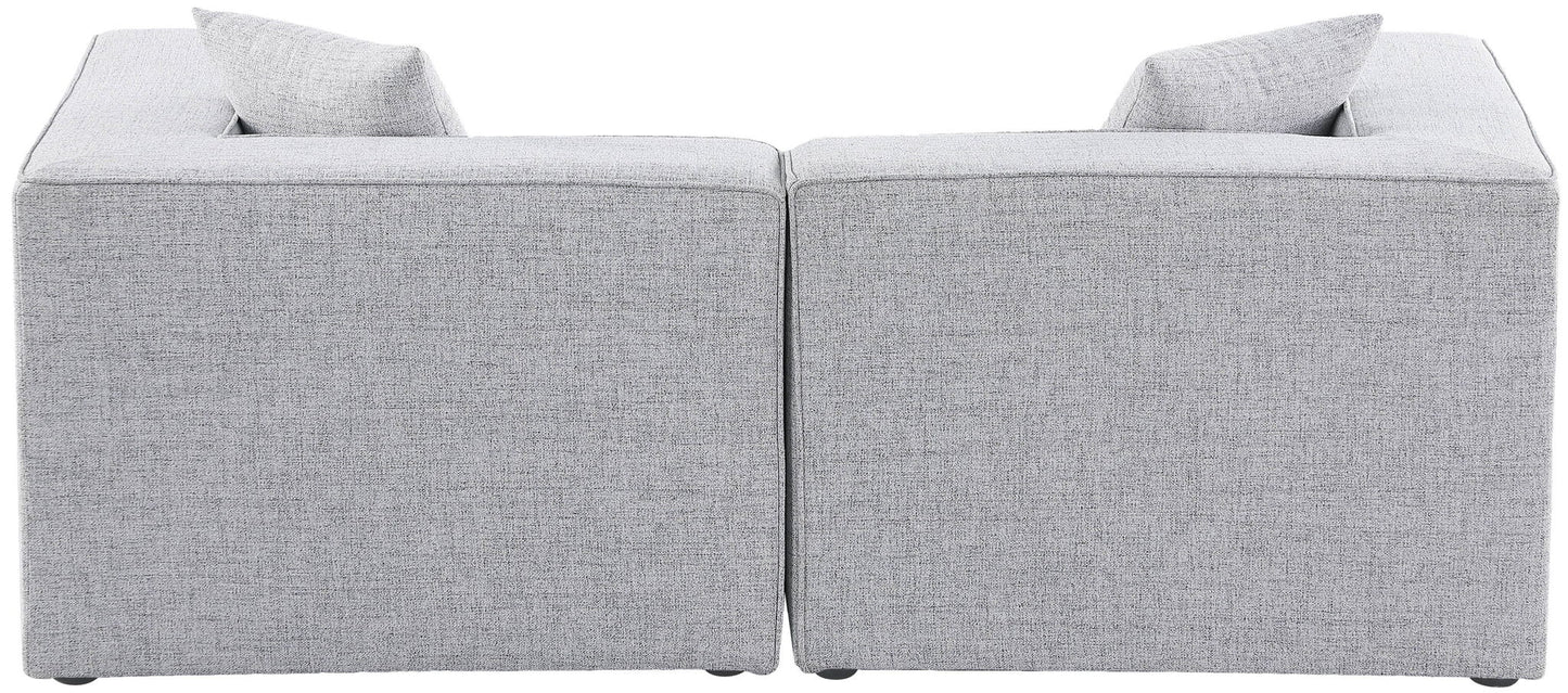 Cube - Linen Modular 2 Seat Sofa