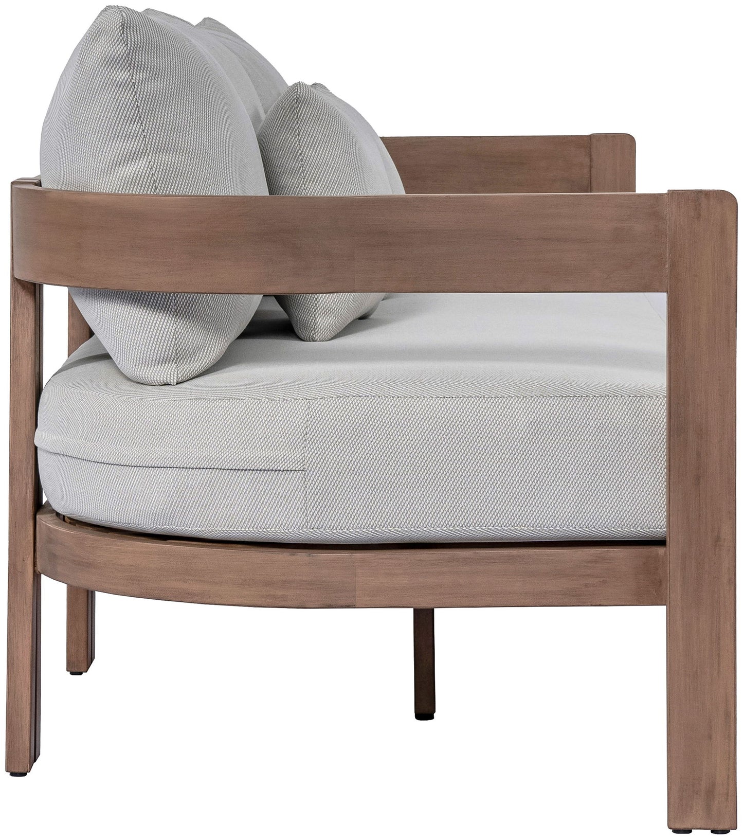 Newport - Water Resistant Fabric 86.75" Upholstered Outdoor Patio Sofa