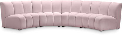 Infinity - 4 Piece Velvet Modular Sectional