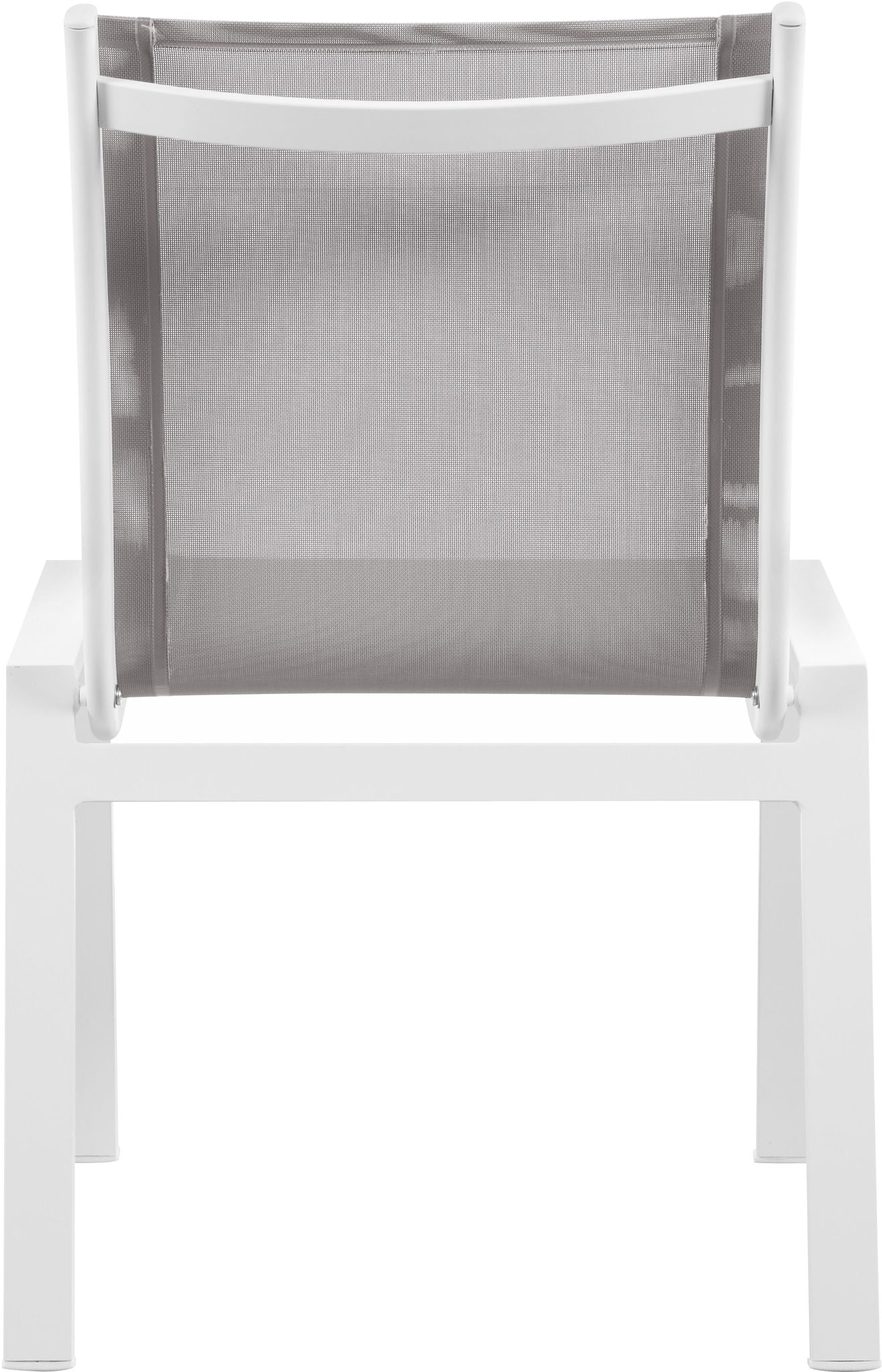 Nizuc - Outdoor Patio Dining Chair With White Frame (Set of 2)