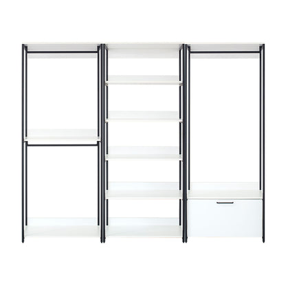 Fiona - Freestanding Walk-In Closet System - White - Wood