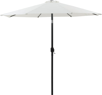 Fiji - Aluminum Patio Umbrella With Square White And Black Base