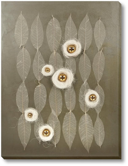 Nestled Pearl Espalier - 36" x 48" Framed Wall Art