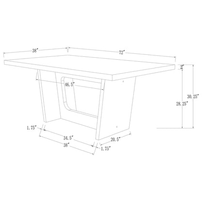 Maroney - Dining Table - Espresso