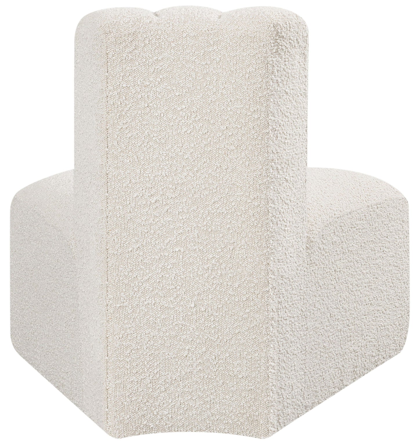 Arc - Boucle Fabric Reverse Corner