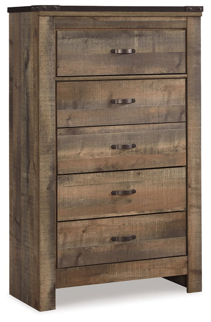 Trinell - Five Drawer Chest - Brown