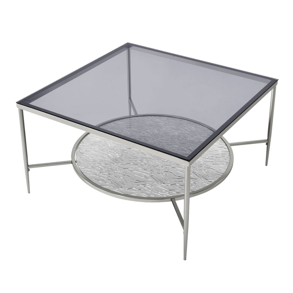 Adelrik - Coffee Table - Glass & Chrome