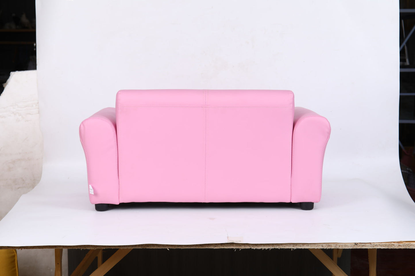 Kids Club Chair Sofa / Sectional And Ottoman - Pink