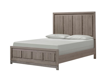 River - Queen Bed - Light Brown