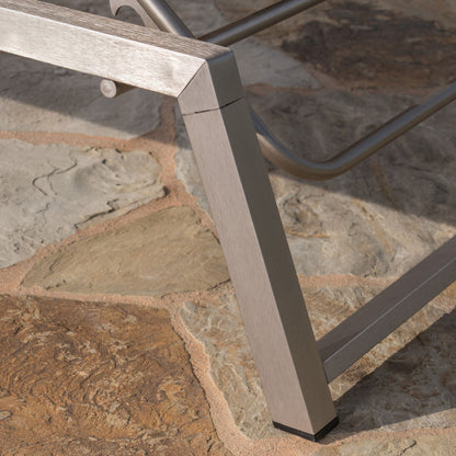 Myers - Modern Chaise Lounge Set With Adjustable Back