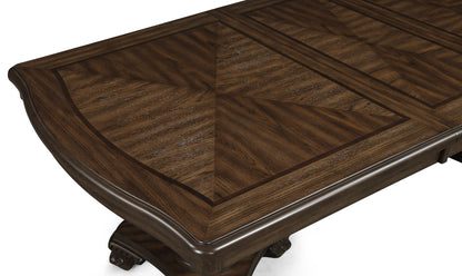 Kiera - 5 Piece Dining Room Set - Cherry Brown