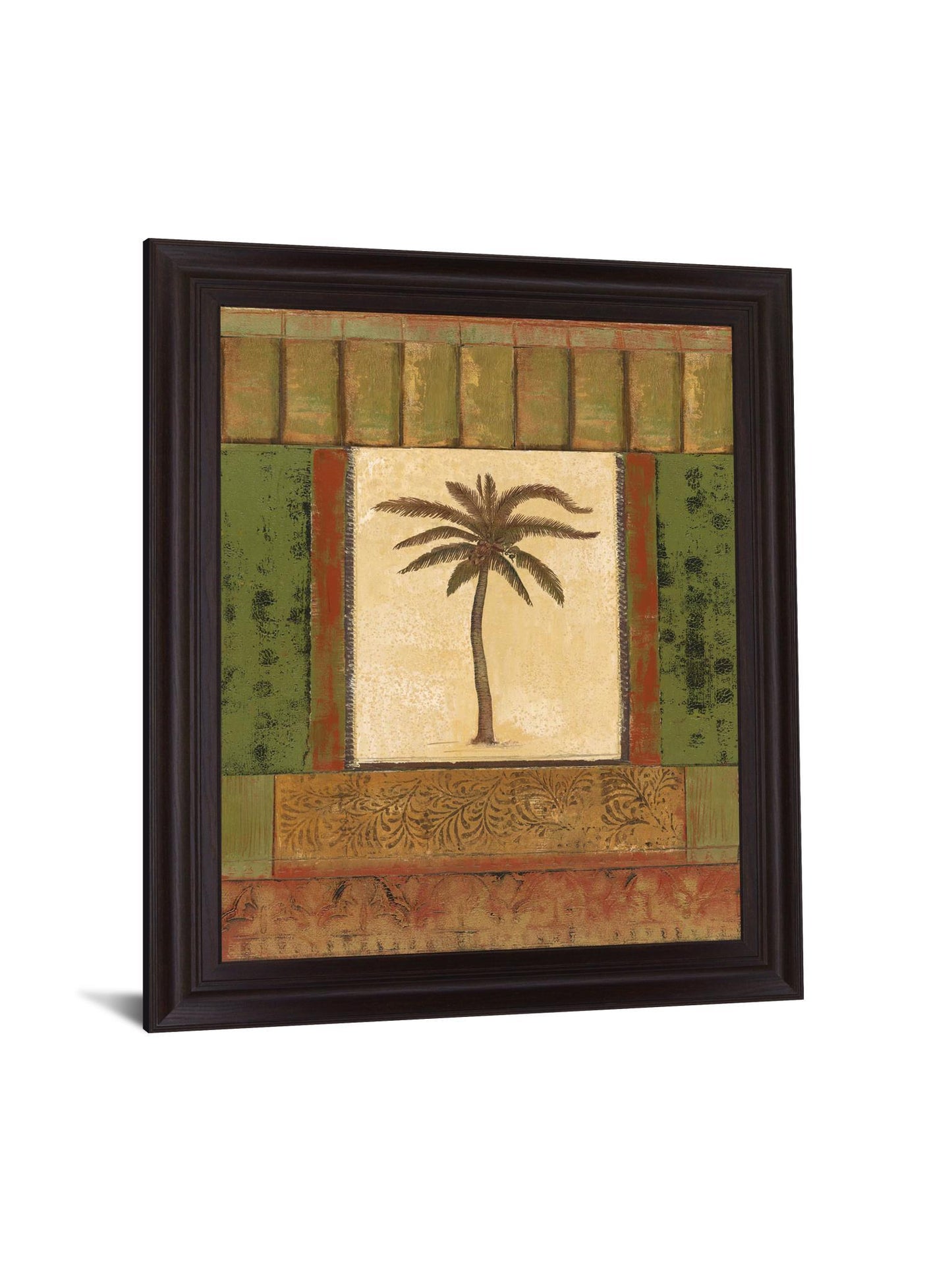 Verdant Palmway - 28" x 34" Framed Wall Art