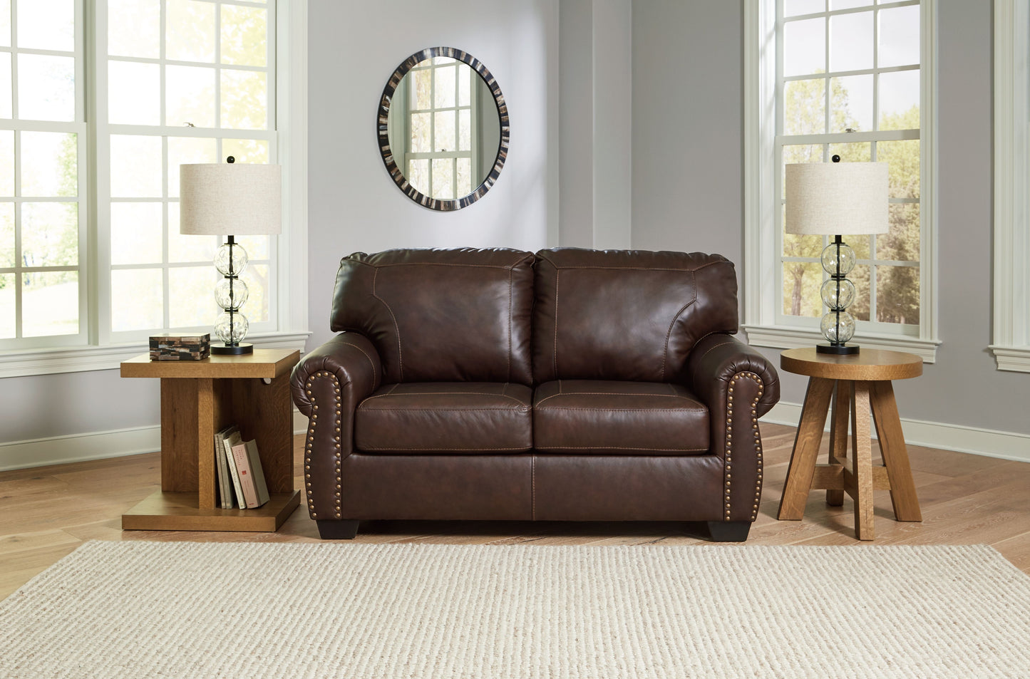 Colleton - Loveseat - Dark Brown